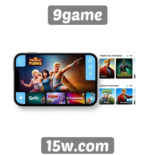 Desempenho e interface do site 9game em dispositivos móveis